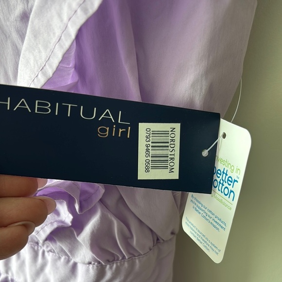 Purple Asymmetrical Ruffled Sundress - Picture 2 of 4